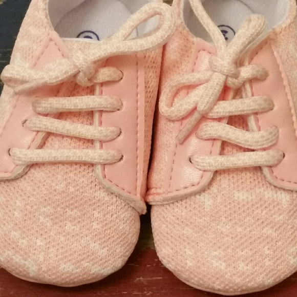 NWOT, myggpp pink & white  lace up shoes, 3 - Picture 7 of 8